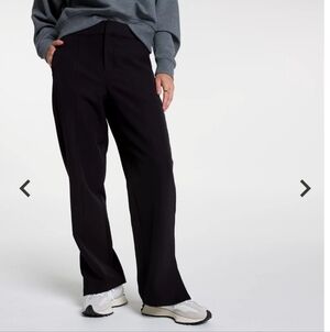 Calia Black Wide-Leg Pants Size Xl